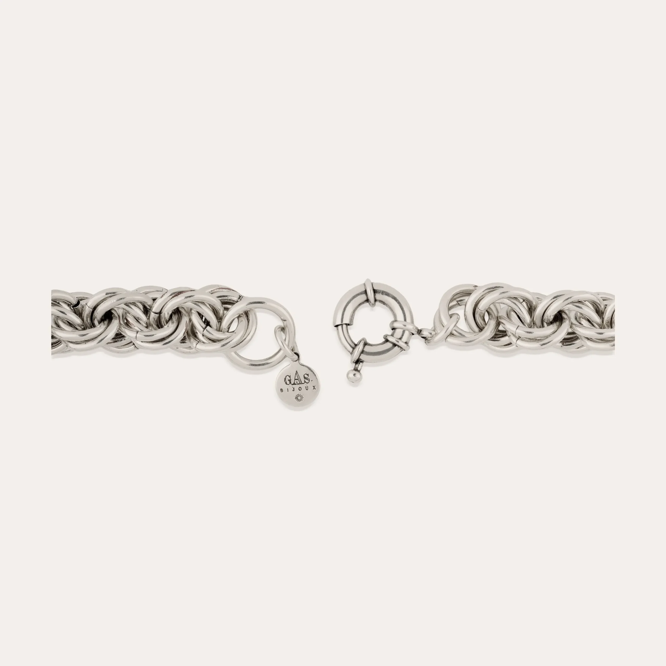 Collier Maille rond entrecroisé