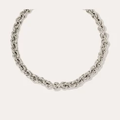 Collier Maille rond entrecroisé