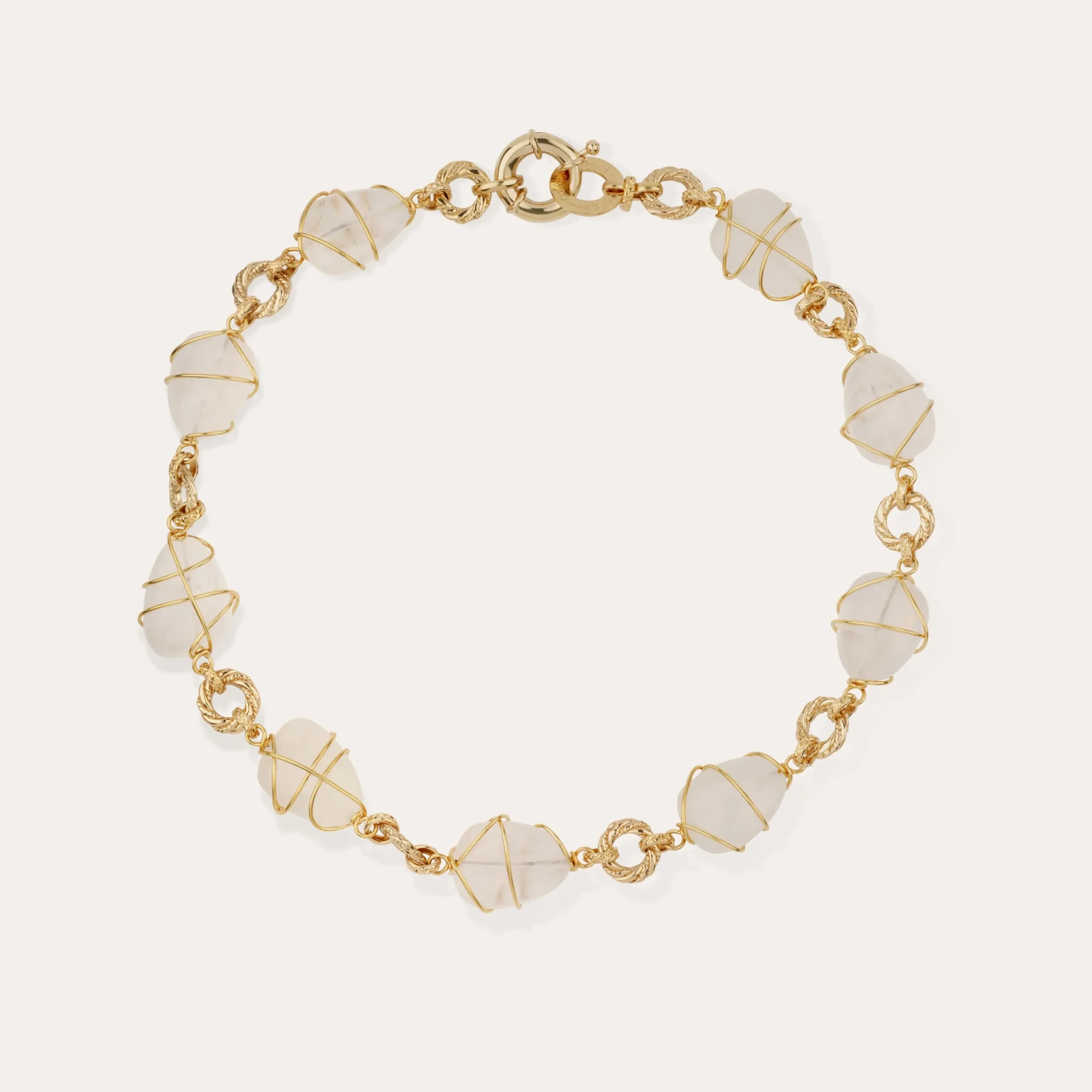 Collier Rainbow multi - Cristal de roche