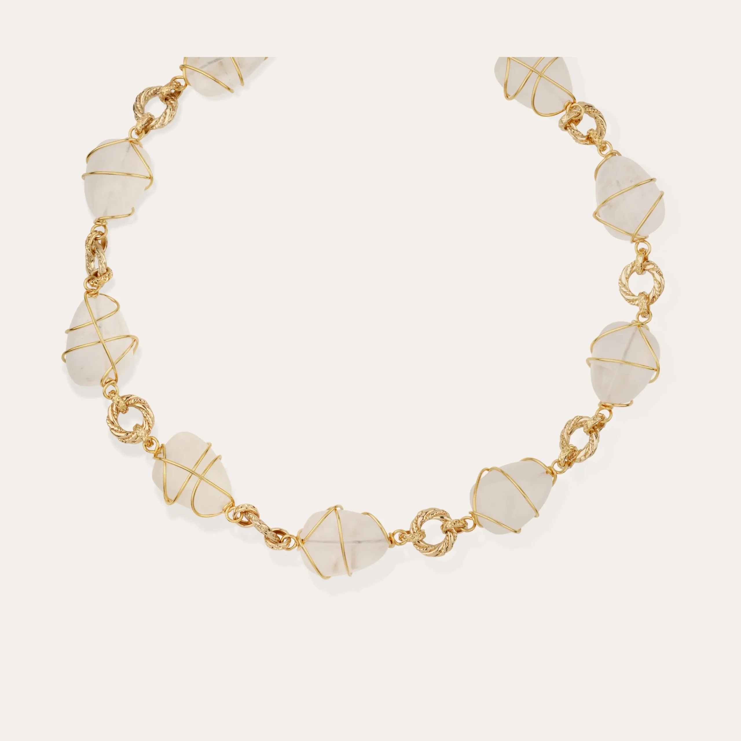 Collier Rainbow multi - Cristal de roche