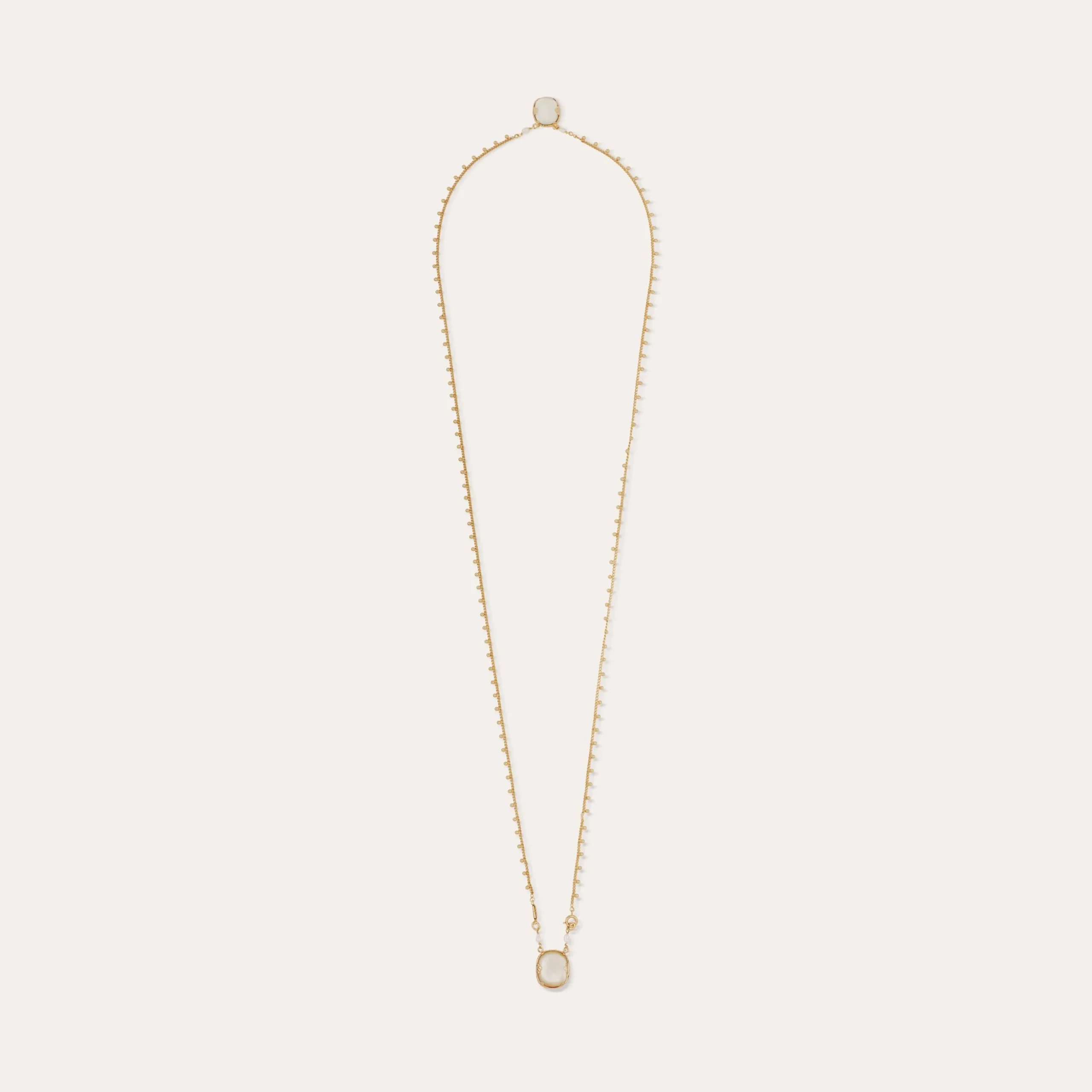 Collier Scapulaire Ovo - Nacre blanche
