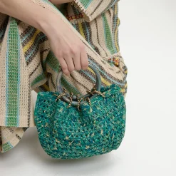 Sac bourse Canoubiers raphia