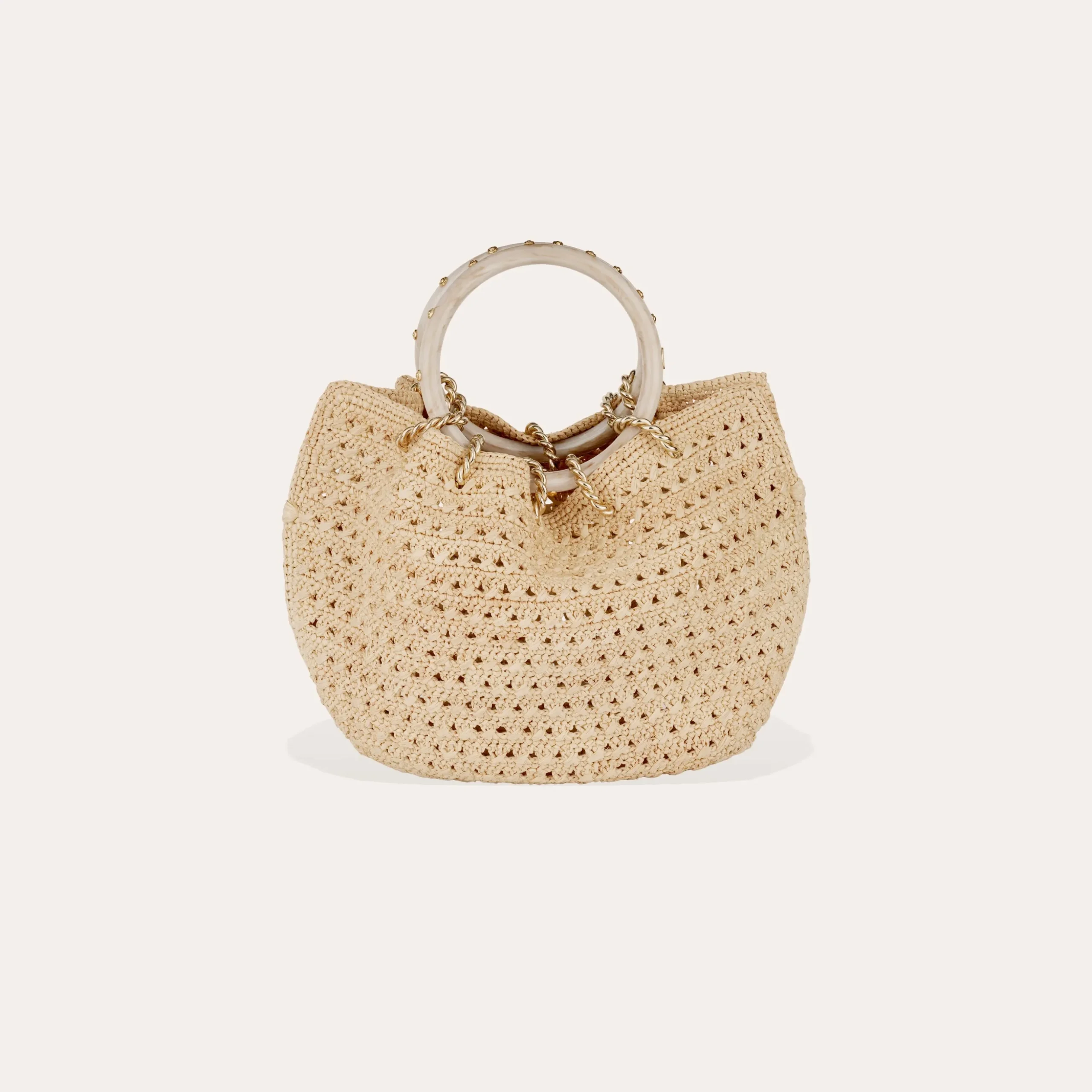 Sac bourse Canoubiers raphia