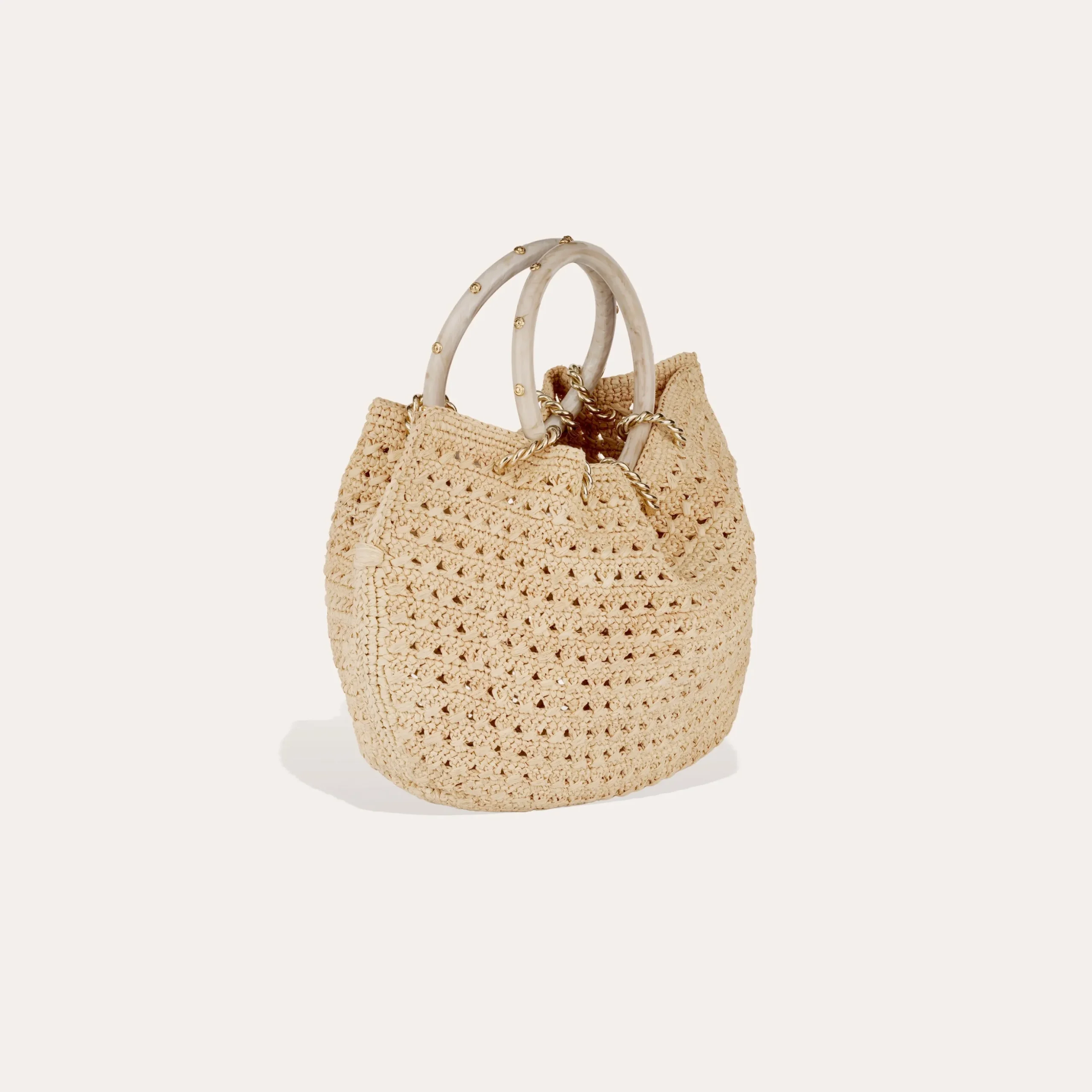 Sac bourse Canoubiers raphia