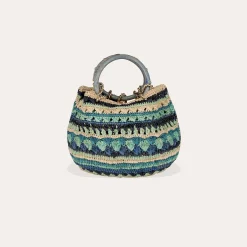 Sac Bourse Picot raphia