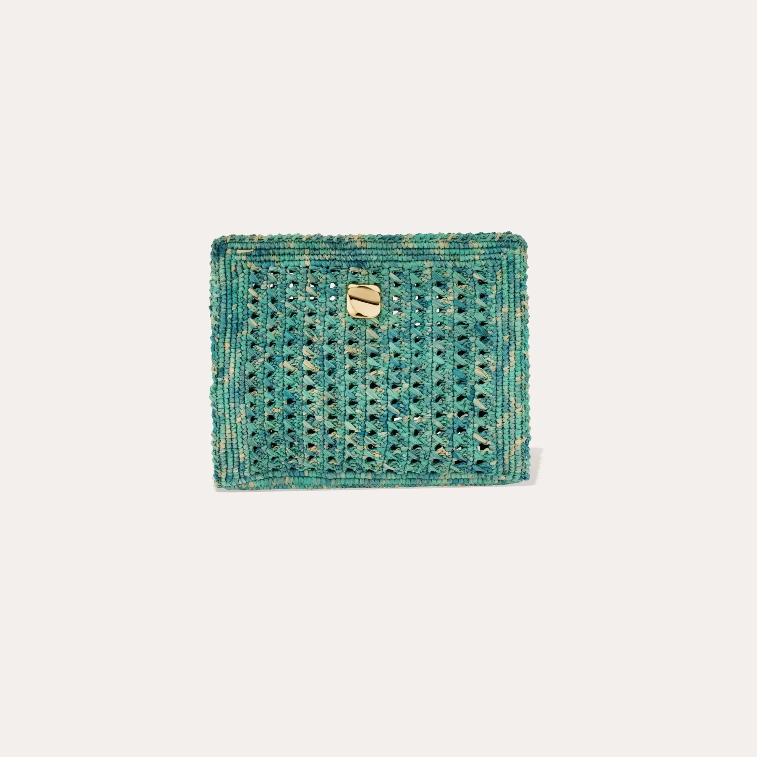 Sac pochette Les Canoubiers - Turquoise