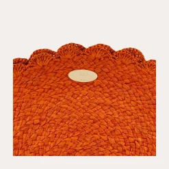 Sac pochette Sun raphia