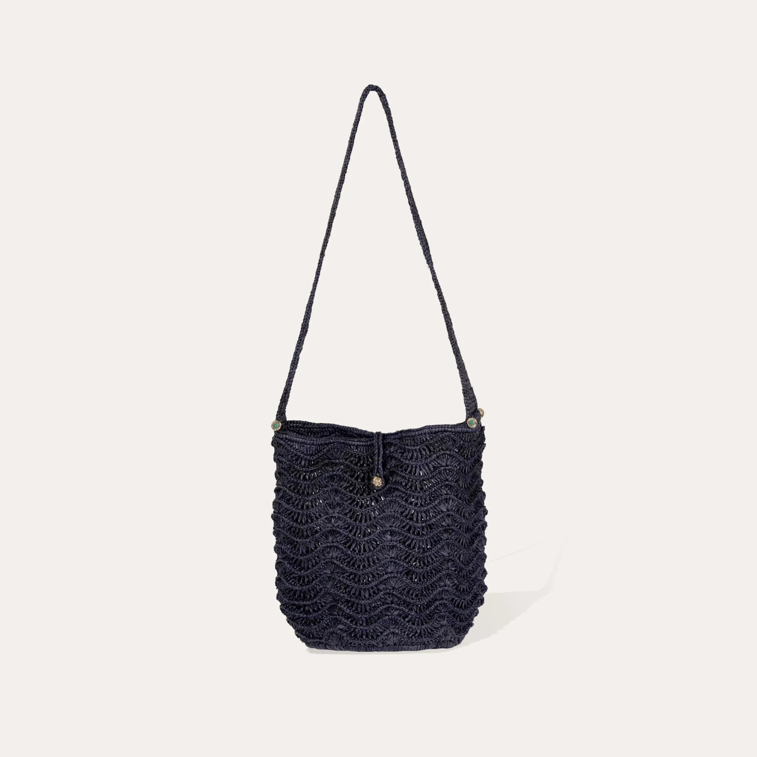 Sac seau Les Palmiers raphia